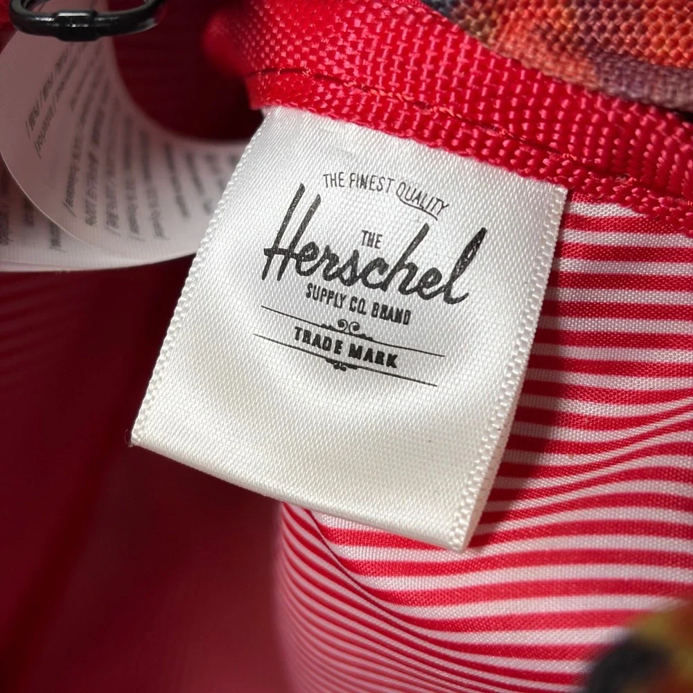 Herschel Supply Co Nova Mini Backpack Abstract Floral Paint Splatter Print Multi